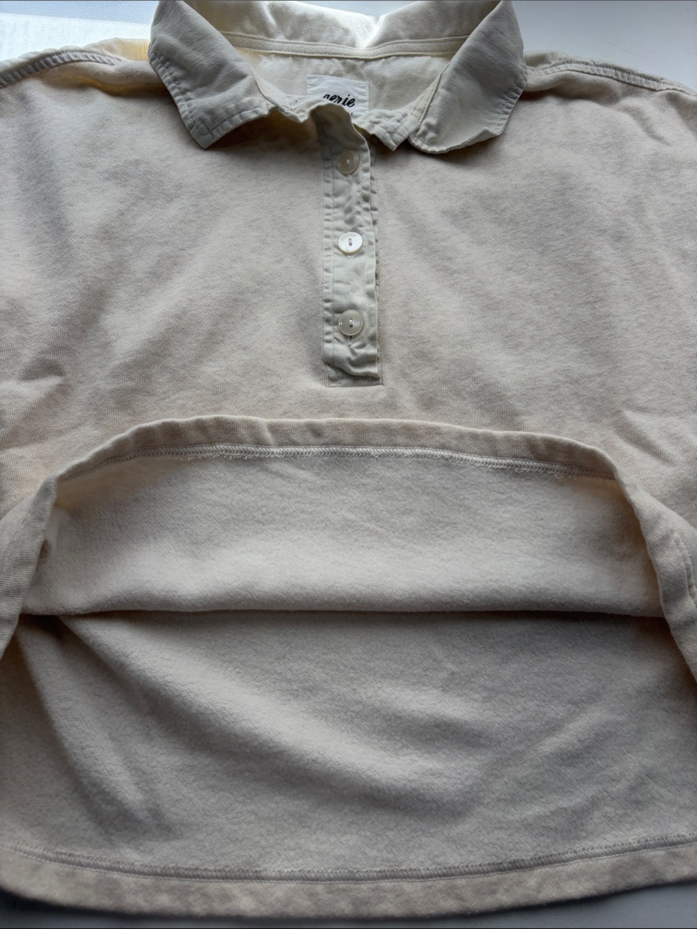 Aerie NWOT First class sweatshirt color cream size medium - Picture 13 of 16